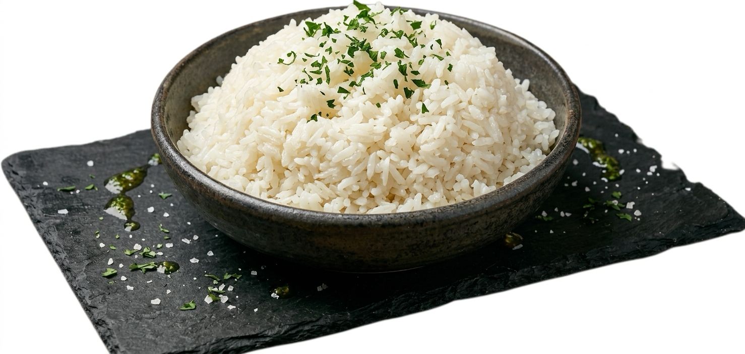 Arroz branco (Peça até 19h hoje, Recebe 10h30-11h30 amanhã)